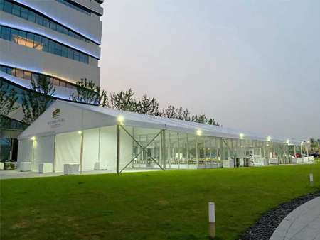 靈通篷房助力長江潮文旅生活節，預?；顒訄A滿成功